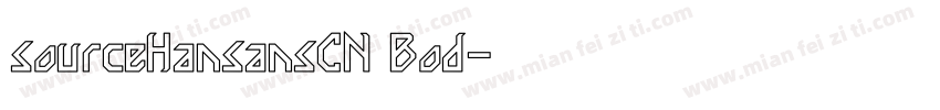 sourceHansansCN Bod字体转换